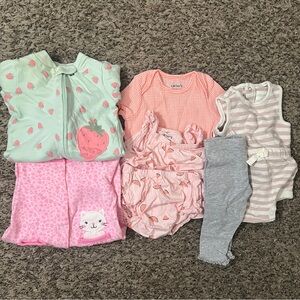 Carter’s Assorted Baby Girl Bundle 3M (6 pieces)